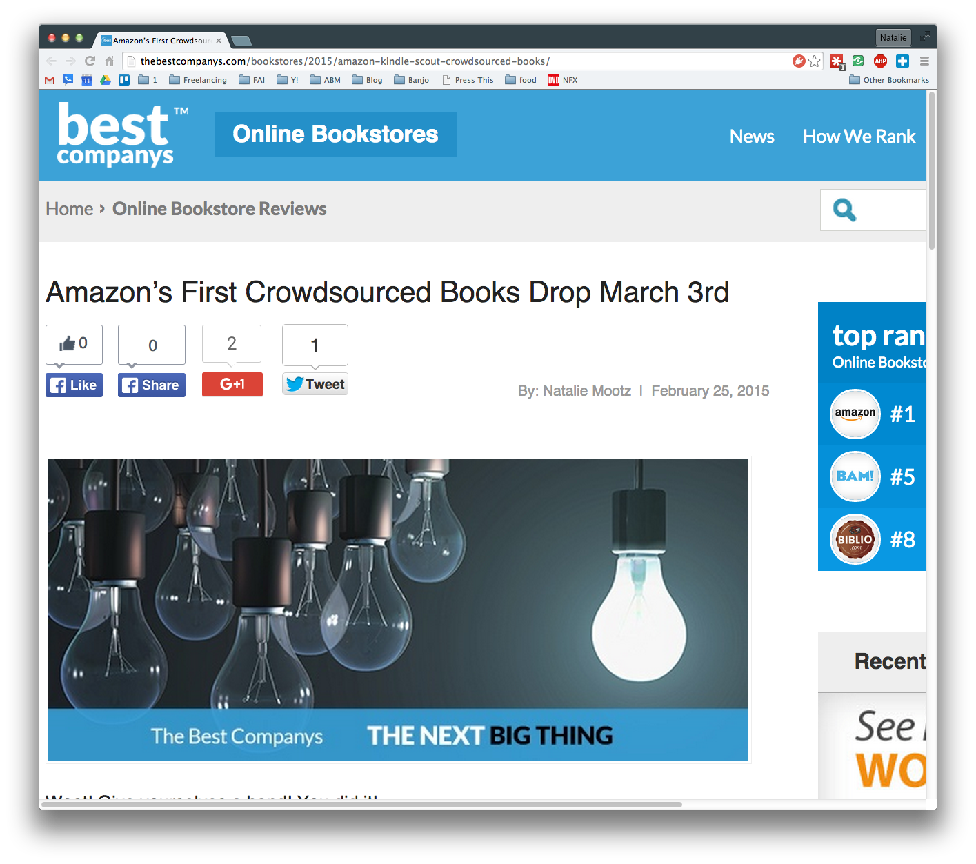 Amazon’s First Crowdsourced Books Drop March 3rd