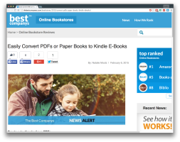 Easily Convert PDFs or Paper Books to Kindle E-Books