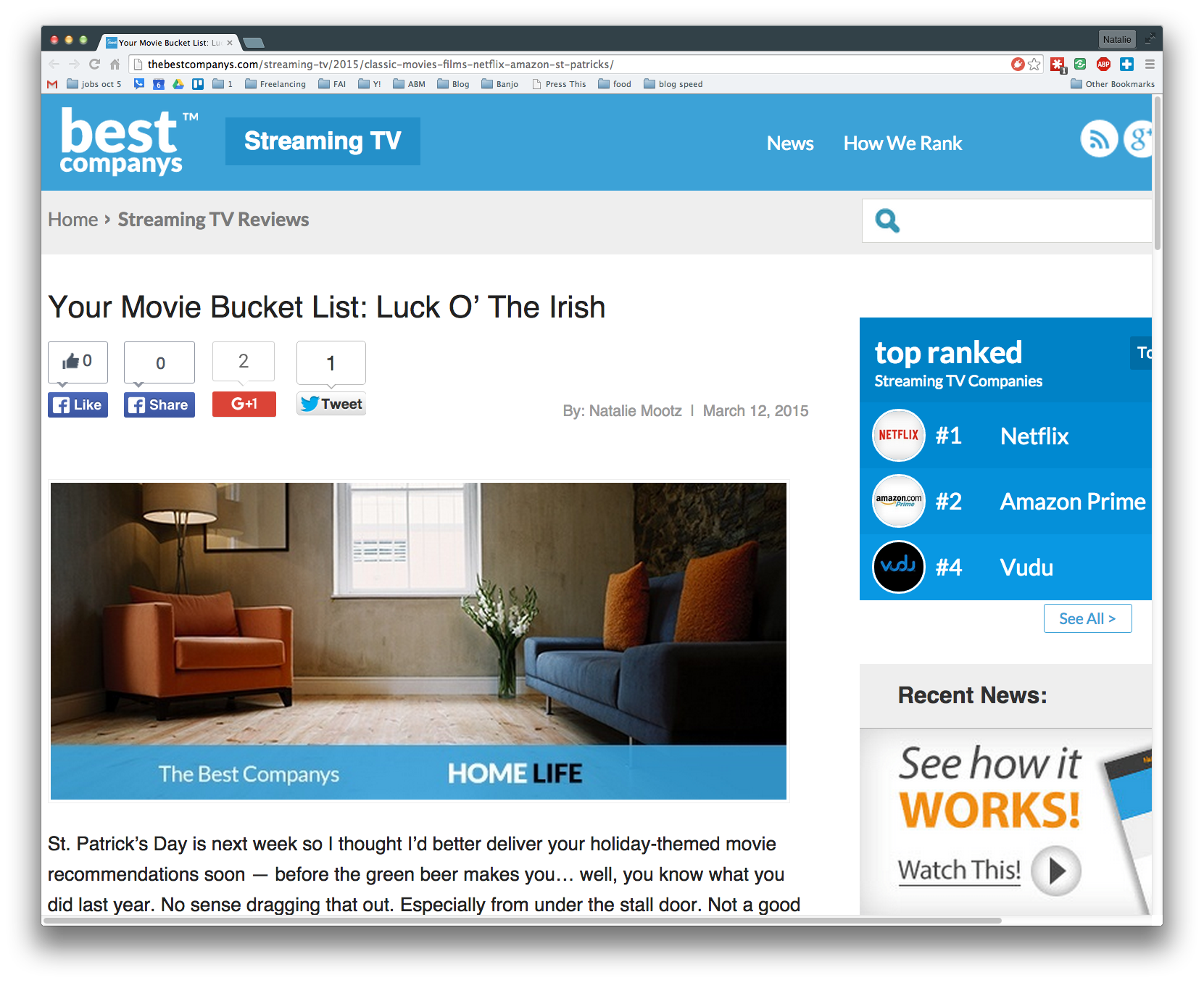 Your Movie Bucket List: Luck O’ The Irish