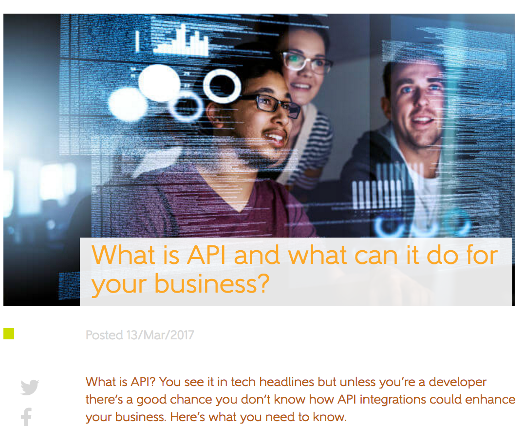 What is API and what can it do for your business?