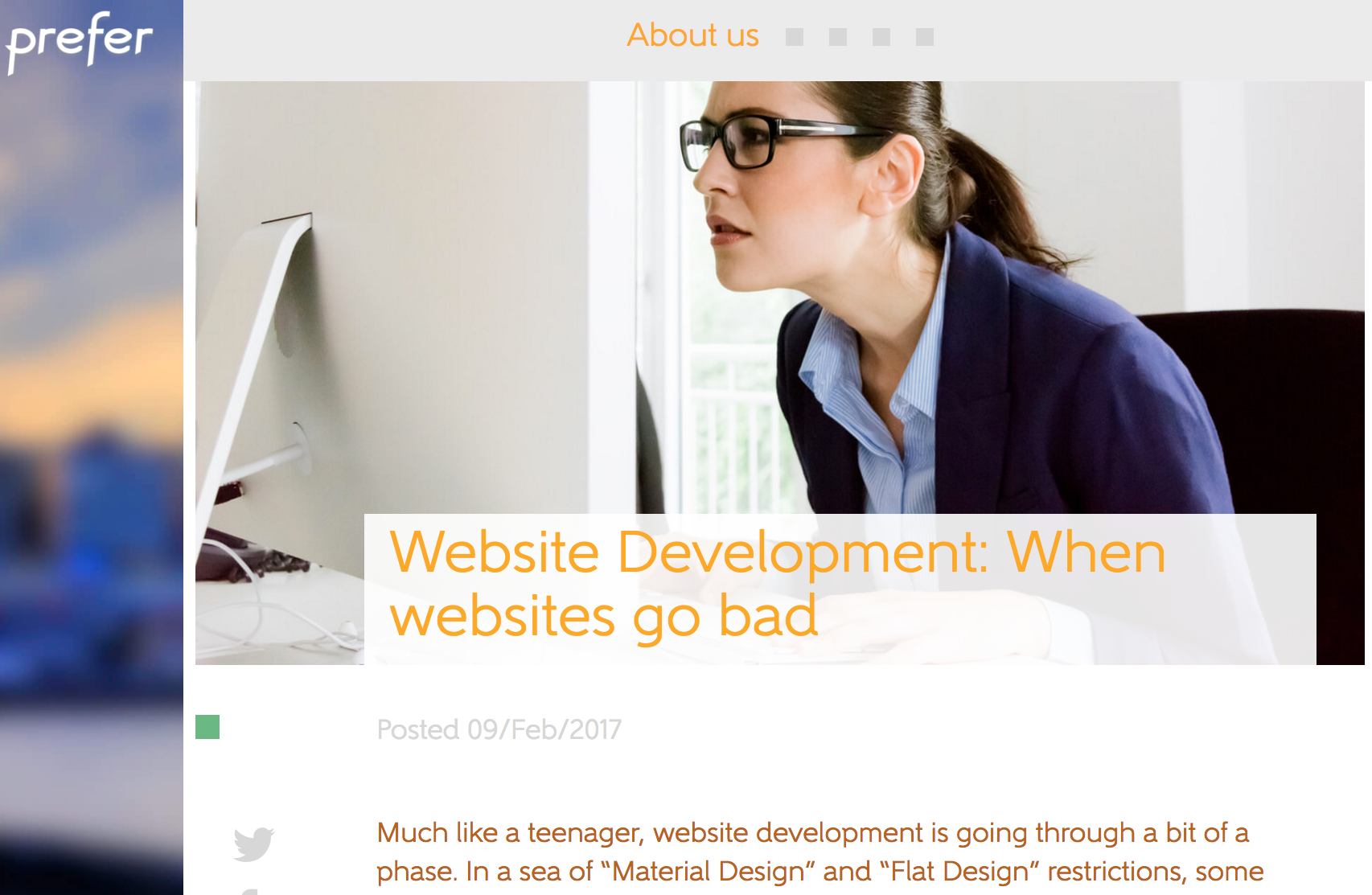 Website Development: When websites go bad