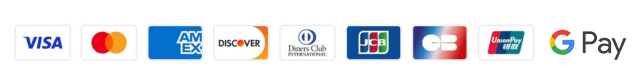 Payment types include American Express, Cartes Bancaires, China UnionPay (CUP), Discover & Diners Club, eftpos Australia, Japan Credit Bureau (JCB), Mastercard, Visa, and Google Pay